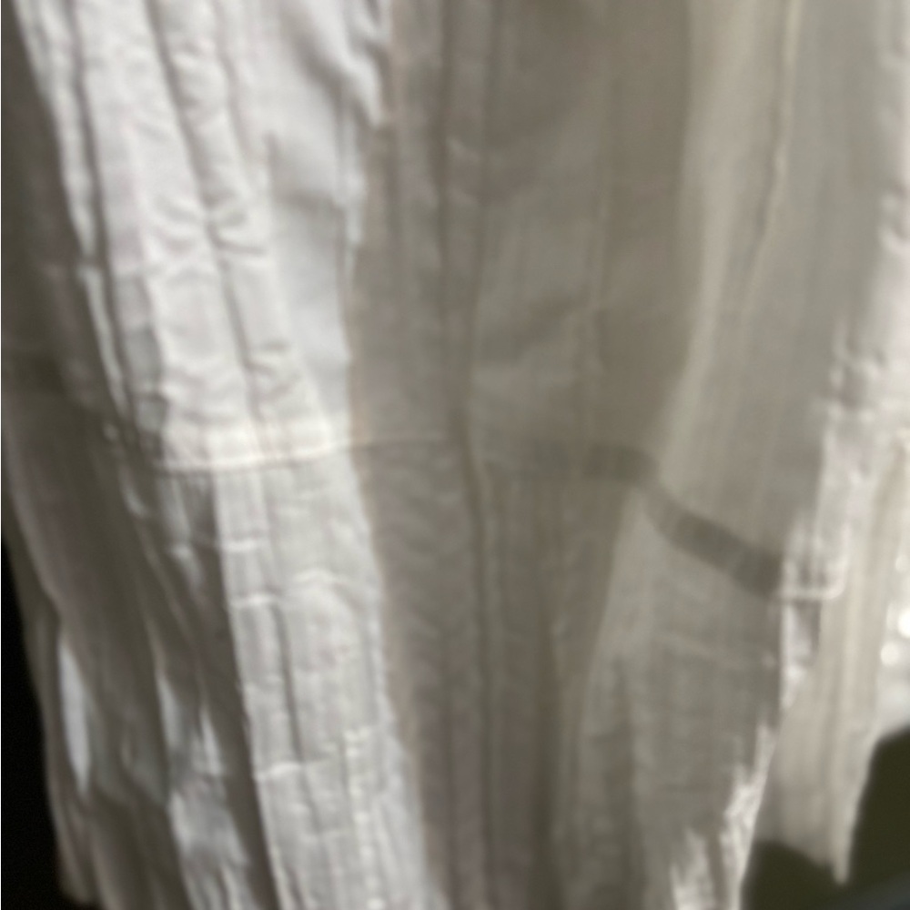 Urban Outfitters Crinkle White Sleeveless Dress - Picture 14 of 15